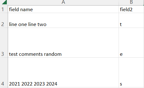 Multiple Rows in a Cell in csv file imported as Different Records