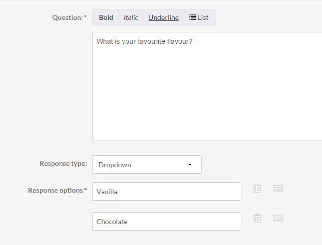 Problems linking questions in Survey Questionnaire